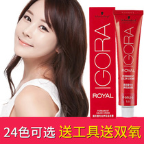 Schwarzkor Yiche Hair Dyeing Cream Dirty Orange Black Purple Plant Hair Dyeing at Home 2021 Popular Color Women