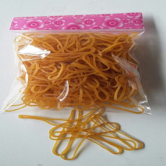 Rubber band yellow rubber band flat long and durable rubber band manufacturer direct sales in large quantities from Youl