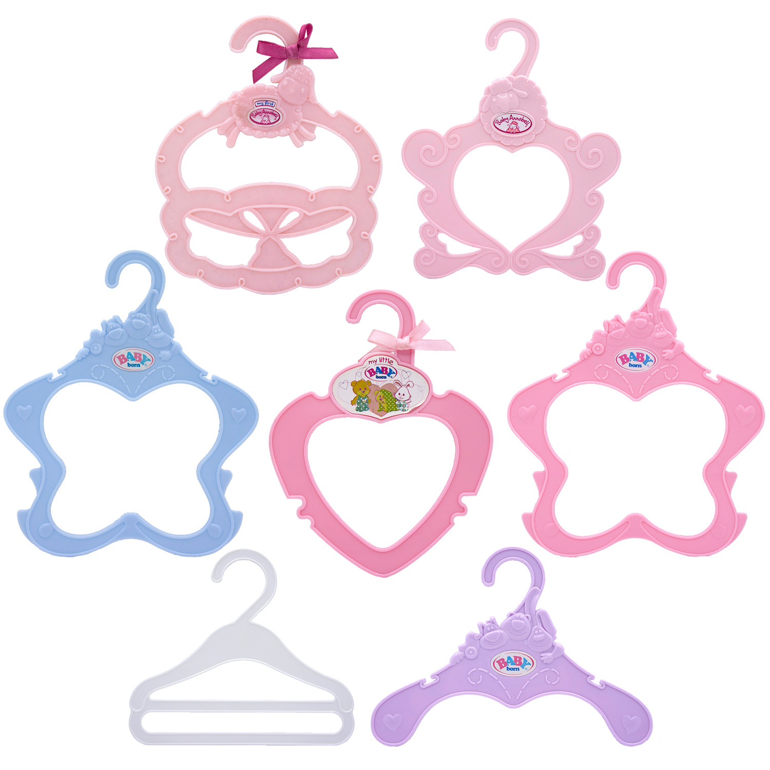 ZAPF Shav BORN Anna Annabell Bombonchou emulation doll clothes fitted with small hanger accessories