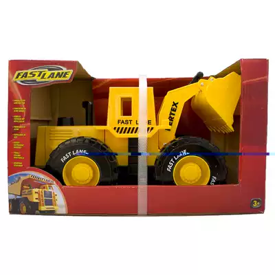 FAST LANE large iron sheet engineering vehicle metal body large excavator stacker children's toy car