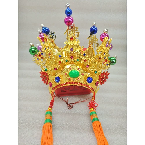 Буддийские принадлежности на Тайване, традиционная шелковая шляпа Гуаньина, пять шляп Будды, Корона Будды Бодхисаттва Бодхисаттва