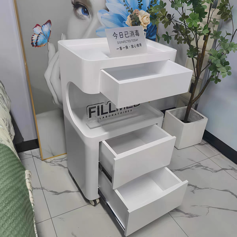 High-End Solid Wood Trolley for Beauty Salon Skincare Management, Sp a Club Tool Cart, Storage Rack, Wabi-Sabi Style High-End Solid Wood Trolley for Beauty Salon Skincare Management, Sp a Club Tool Cart, Storage Rack, Wabi-Sabi Style