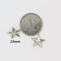 15 мм серебро 2 когти (100 штук)