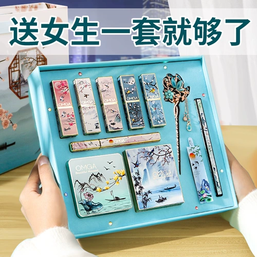 Большой китайский подарочный бокс -бокс на резной красной девочке китайский нишевый бренд доступный подлинный национальный стиль с ограниченным практическим сюрпризом