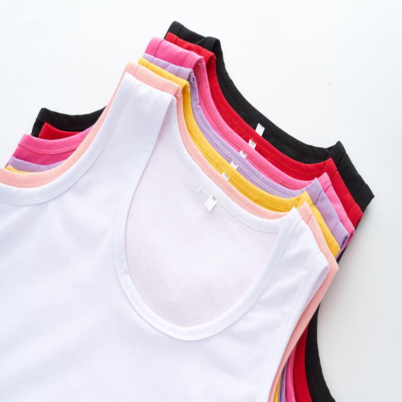 Mùa hè không tay áo thun rộng mặc thể dục bóng rổ thể thao cotton trắng vest nam xu hướng thương hiệu hip-hop cá tính - Áo vest cotton áo khoác mùa đông nam hàn quốc