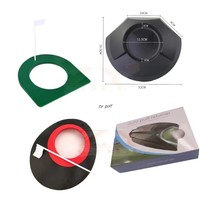 Golf putting disc indoor practice device golf hole cup putting practice