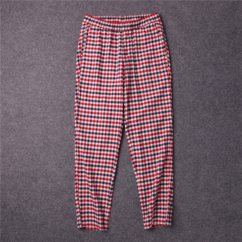 Sản xuất trong phòng phù hợp! Đàn ông sắt đang đến! U + nam mùa thu và mùa đông nhà flannel pyjama quần thun quan lot nam