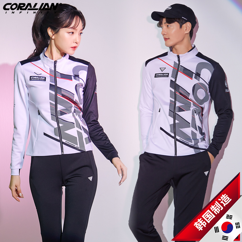 Korean Leanable Badminton Suit Men's And Women's Long Sleeve Jacket Spring Autumn New Fashion Casual Speed Dry Sport Jacket