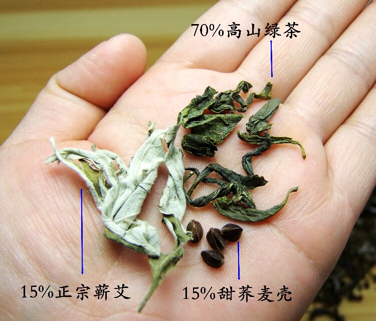 Подушка 茶香枕头草本养生枕成人护颈椎茶叶艾叶枕芯失眠助睡眠花草保健枕