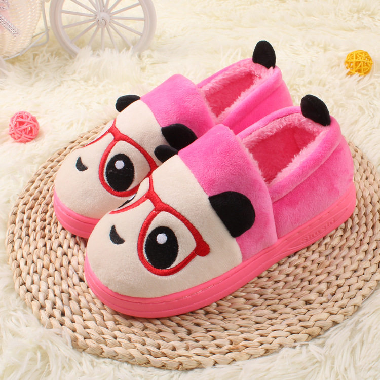 Pantoufles enfants en suède pour hiver - semelle EVA - Ref 1010692 Image 11