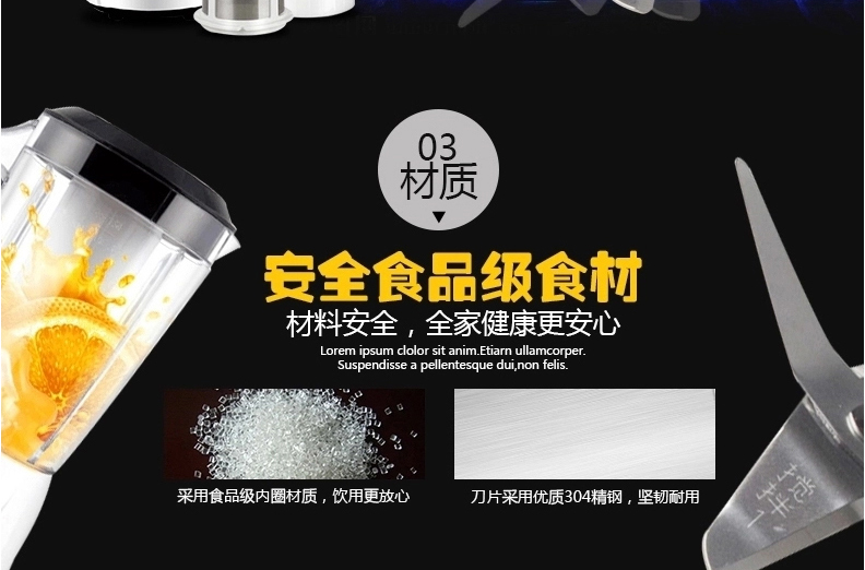máy xay philip cầm tay Máy ép trái cây đa năng Jiuyang JYL-C50T - Máy ép trái cây máy xay bluestone