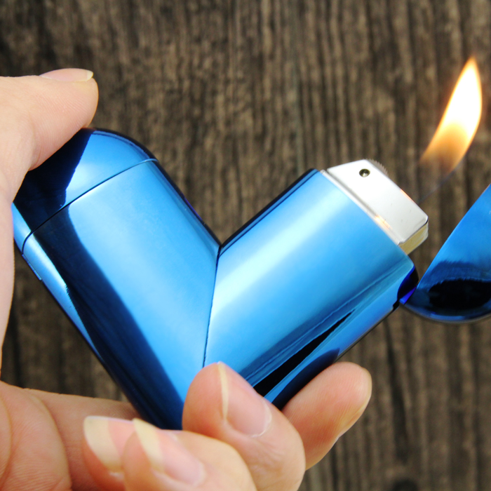 Gas và điện sử dụng kép tình yêu sạc nhẹ hơi nước và điện sử dụng kép usb thuốc lá nhẹ hơn nam và nữ quà tặng sinh nhật tùy chỉnh hộp quẹt bic
