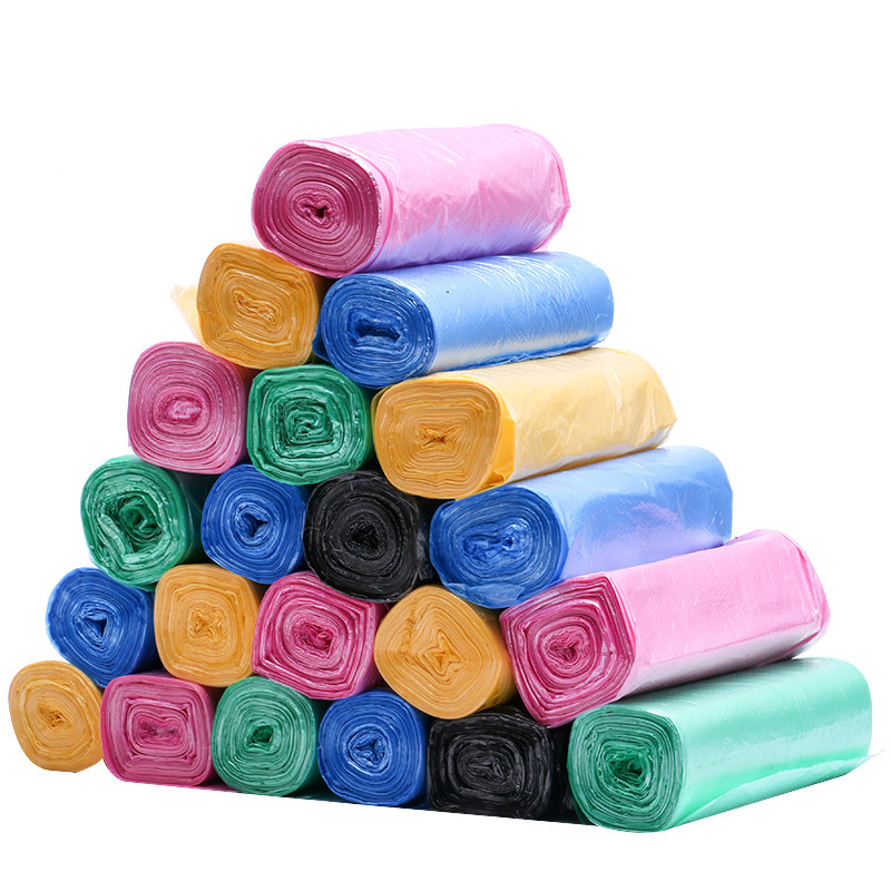 20 volumes of 600 garbage bags with lifting handle thickened ultra-thick large capacity garbage bag Household Kitchen Office