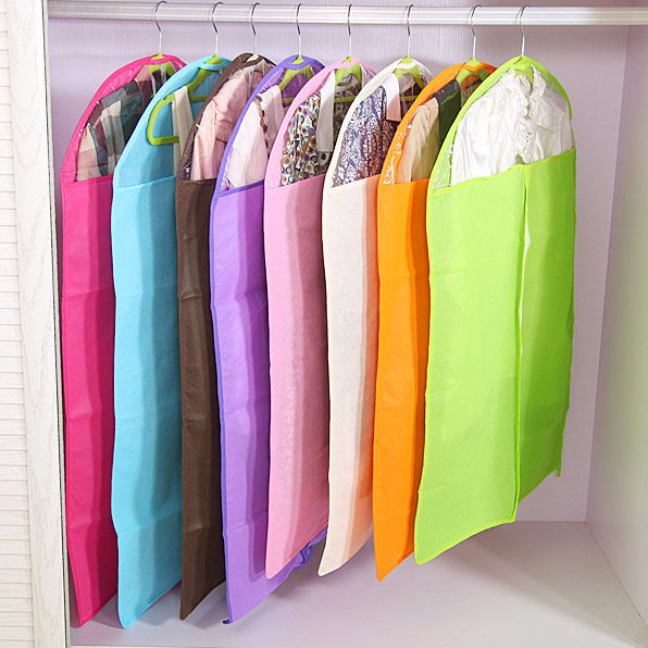 Unwoven cloth clothing anti-dust hood clothes hood hanging clothes pocket dust-proof bag large coat dust-proof bag dust cover clothes cover