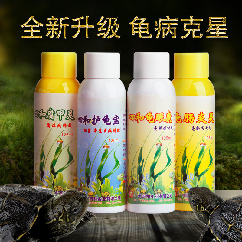 Tortoise Medicine Turtle Pneumonia Drug Protection Turtle Liquid Curd Skin Rot Chia Treats Tortoise Lingon Turtle Pau Turtle White Eye Disease Tortoise Eye Conn