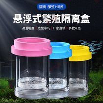 Peacock Fish Breeding Box Fish Tank Isolation Case Small Fish Juvenile Fish Production House Fish Fry Suspended Floating Hatchbox Jar