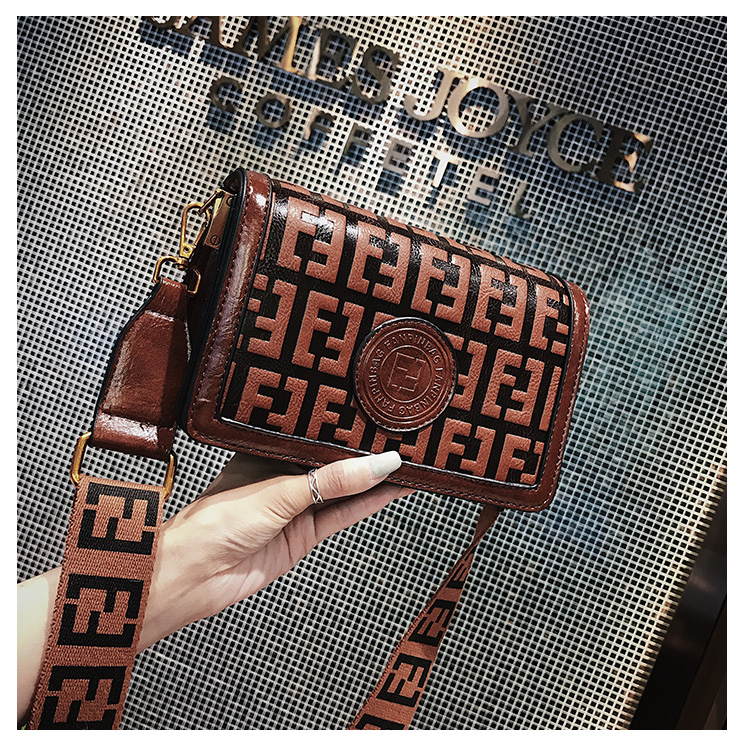 Retro Shoulder Bag - Blue