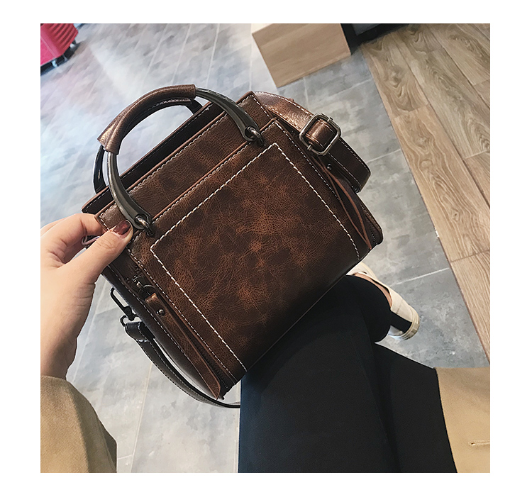 Túi xách retro xô nữ 2019 mới sóng thời trang hoang dã Túi Messenger phong cách Hồng Kông sang trọng túi nhỏ mới - Túi xách nữ túi xách juno