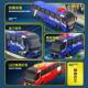 Children's Toy Tesla Pickup Truck Alloy Simulation Sound Smooth Running Transport Vehicle Oil Tanker Bus Fire Truck Model