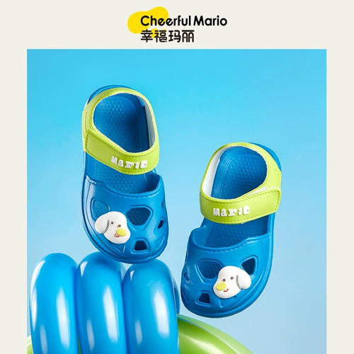 Нескользящие летние тапочки для мальчиков, детские слайдеры для раннего возраста