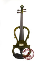 Factory direct sales performance grade high-end electroacoustic violin electronic violin 4 strings dark green