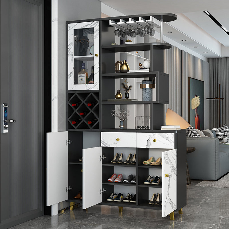 Entering living room partition cabinet entry door closet double side wine cabinet decorated shoe cabinet cabinet modern minimalist screen cabinet