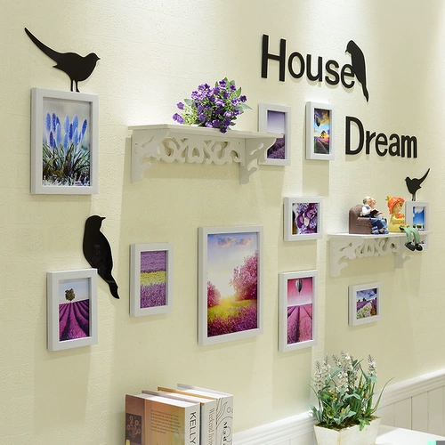 Фотография украшения фотомамма фото рамки китайский стиль моря европейский творческий комбинированный комбинированный сочетание настенной стены фото стены фрагмент стена