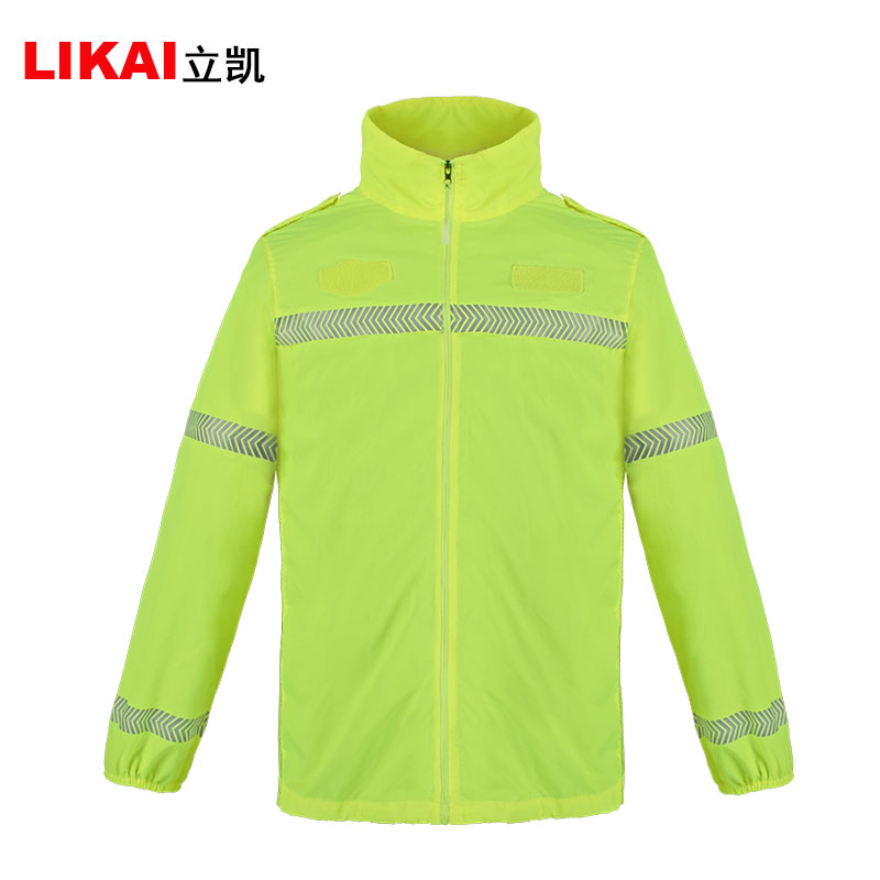 Adult outdoor hiking glistening sunscreen resistant UV light and breathable night running traffic Long sleeves jacket