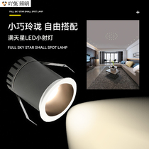 Plein feux en étoile Boutique encastrée Entrance Hole Light Anti Glare Beam Light Small Angle Concentré Mini Sky Lanternes