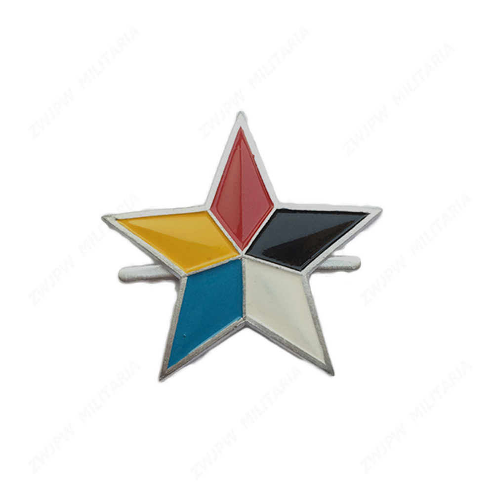 Five-color star film and television props reproduction cap badge badge 140220