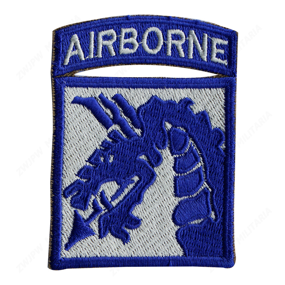 WWII US military 18 Division Air Airborne Badge Reengrave of High Quality Arm Badge