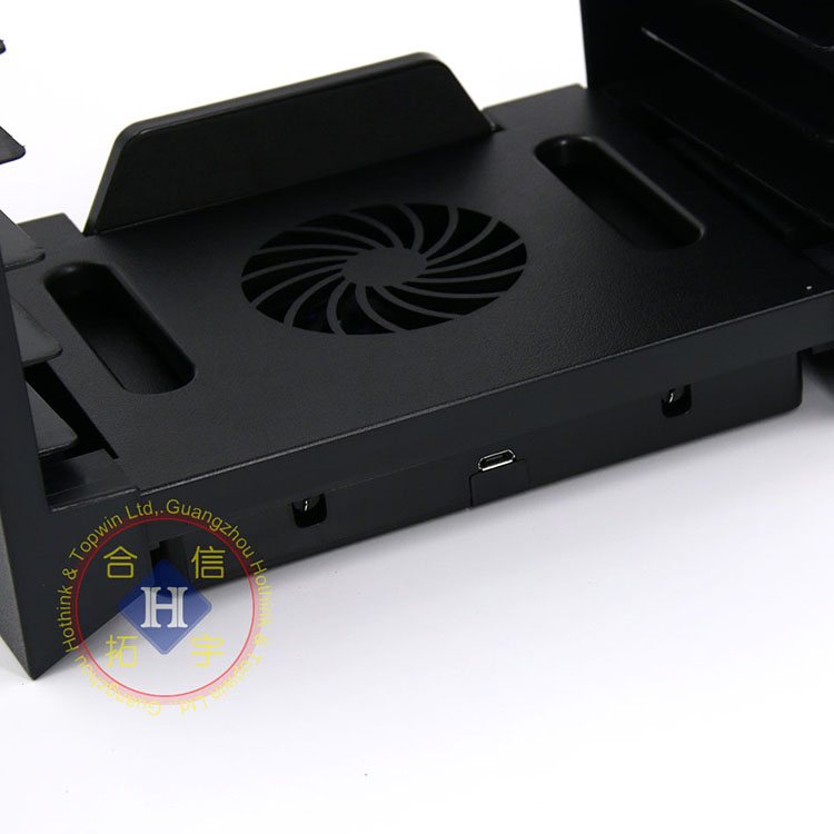 Giá lưu trữ đĩa trò chơi PS4 Lưu trữ khung làm mát thẳng đứng Xử lý bộ sạc đa chức năng phụ kiện một mảnh - PS kết hợp dây cáp type c