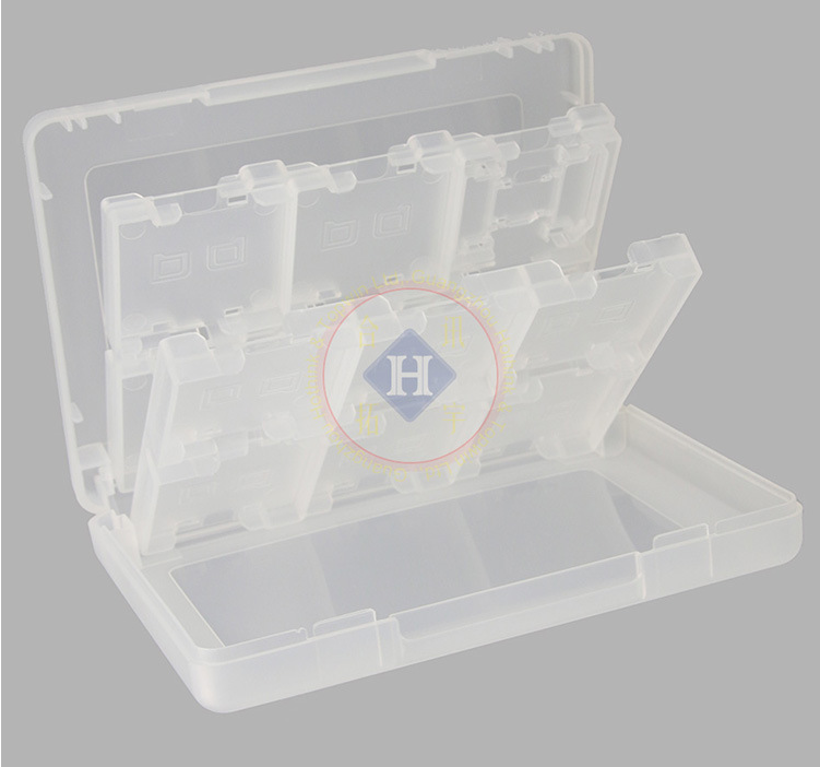 Hộp thẻ trò chơi 28 trong 1NEW 3DS Hộp trò chơi 3DSLL MỚI hộp lưu trữ băng cassette Hộp thẻ 3DSTF - DS / 3DS kết hợp miếng dán 3d máy game