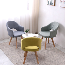 Solid wood chair backrest stool home adult desk chair modern minimalist Nordic fashion Imus dining chair