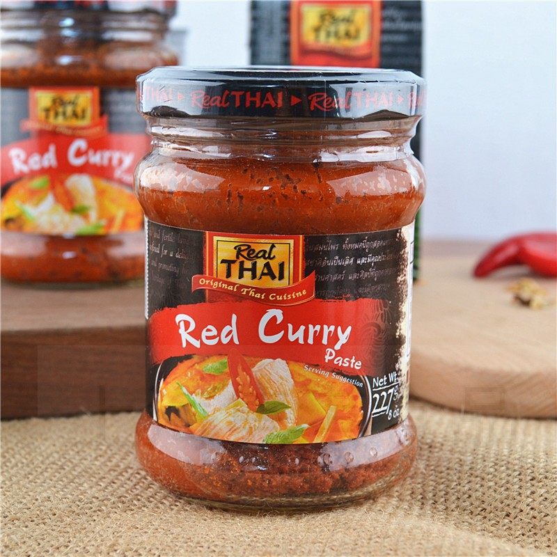 Real Thai riel Thai red curry Red Curry Paste 227g Thai style spicy curry-Taobao