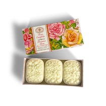 Italys SAPONIFICIO Firodino Feast Rose Bath Fragrance Soap Gift Box 125g*3 pieces