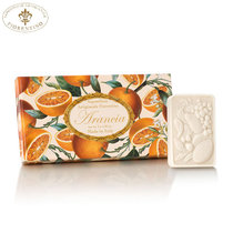 Imported from Italy SAPONIFICIO Firodino Mediterranean Orange Bath Soap Gift Box 125gx3 pieces