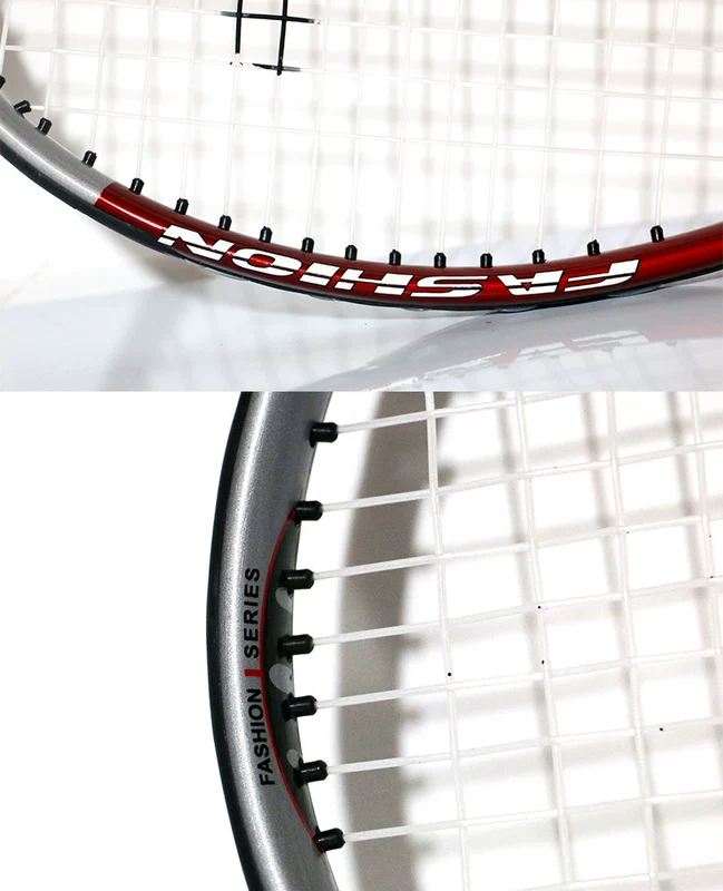 Red Double Hạnh phúc Vợt Tennis Chính hãng Chụp đơn Đàn ông và Phụ nữ Người mới bắt đầu Đào tạo hợp kim nhôm nhôm tiên tiến