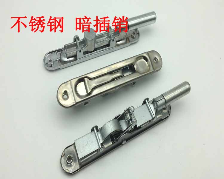 Zinc alloy anti - theft door is inserted and deck stainless steel pin - pin door to open door to door insert