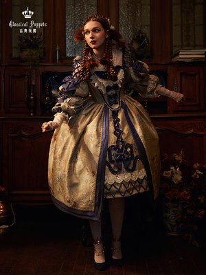 taobao agent Classic doll, dress, Lolita OP, Lolita style