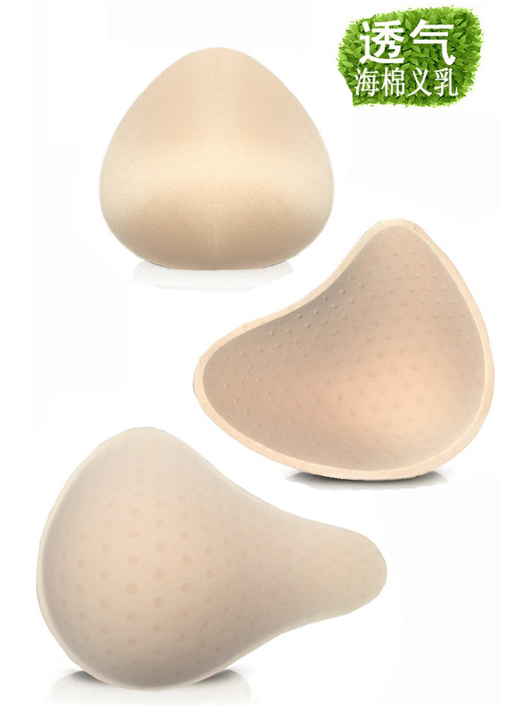 Sponge breast prosthesis Breast bra Cancer postoperative special bra false chest false breast underwear Female armpit resection lightweight summer