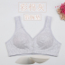 Large-code mẹ bông áo ngực trong đồ lót già womens nút phía trước áo ngực không có vòng thép vest theo phong cách mỏng full-bìa cốc. 