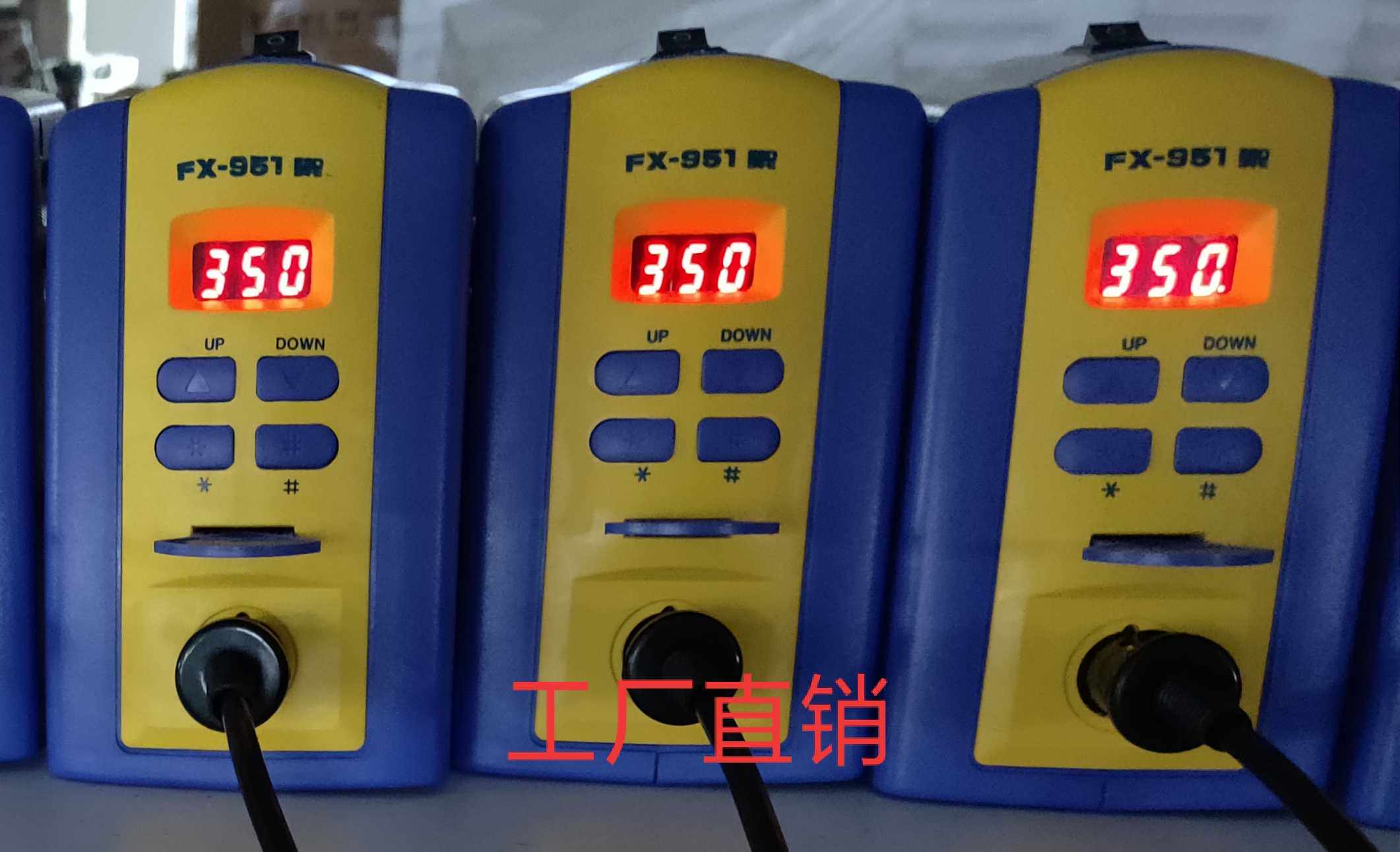 FX-951 Card-type digital display adjustable temperature thermostatic electric welding table 75WT12 heating core 9501 handle branded iron head