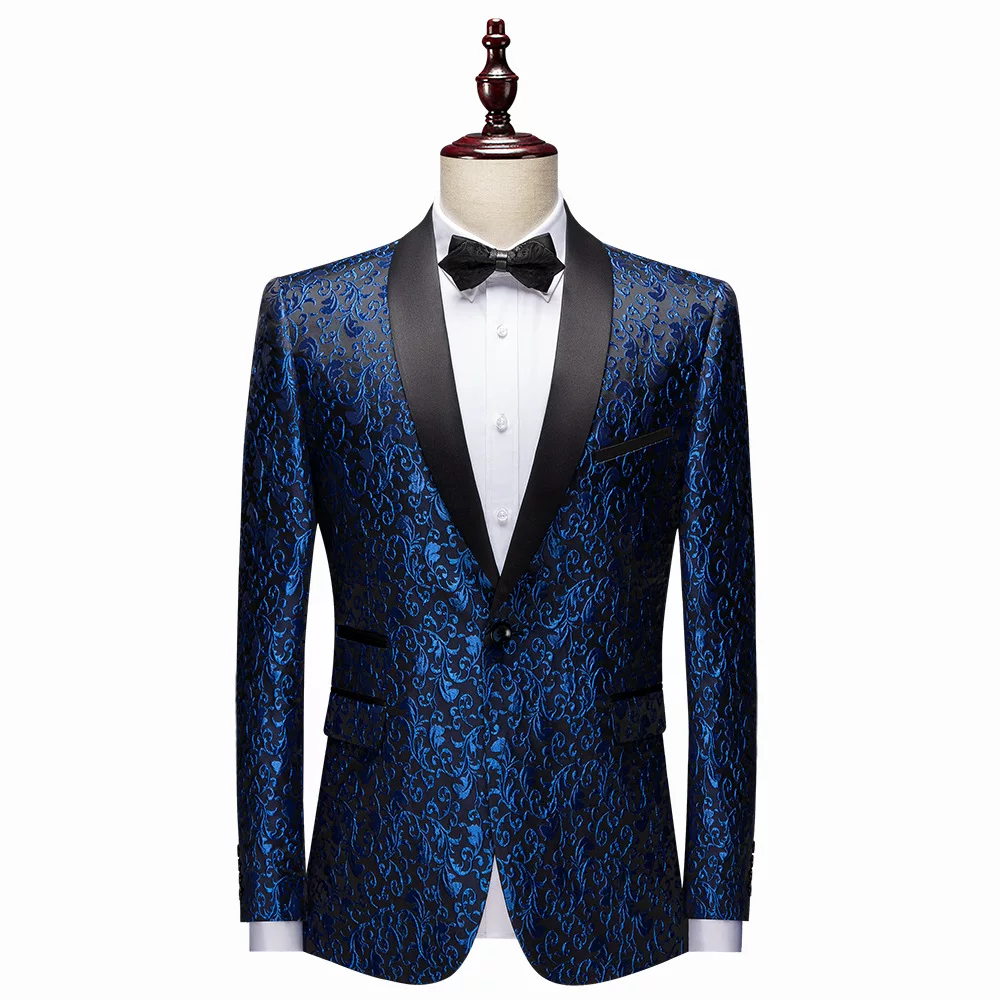 Мужской трендовый классический пиджак костюм, платье, Slim fit, корейский стиль, интернет-звезда