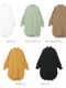 Cross-Border Japanese-Style Summer Hot-Selling Long-Sleeved Single-Breasted Stand-Up Collar Shirt with Double Side Slits, Loose Mid-Length Top for Women