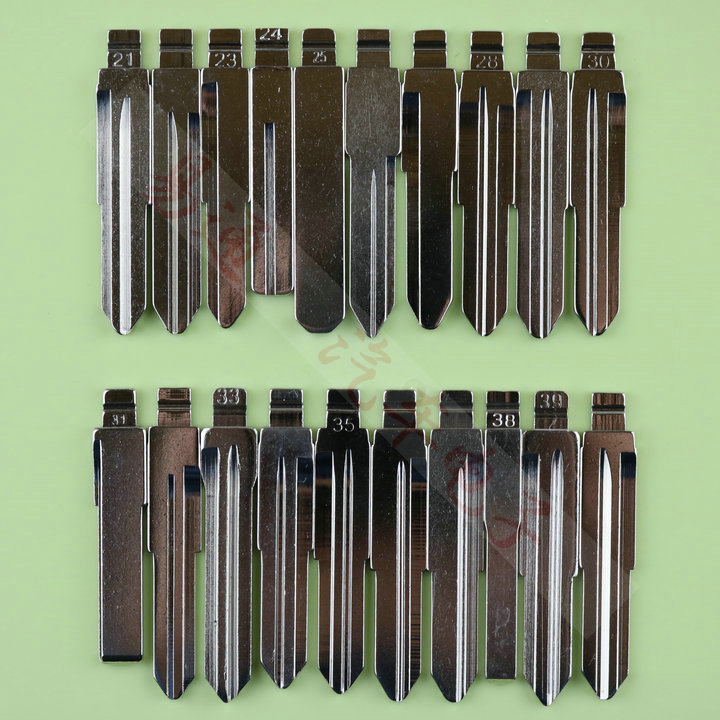 Number 21-40 intermediate slot key embryoKD sub-machine key embryofodi Afodi sub-machine Middle locating key embryoids