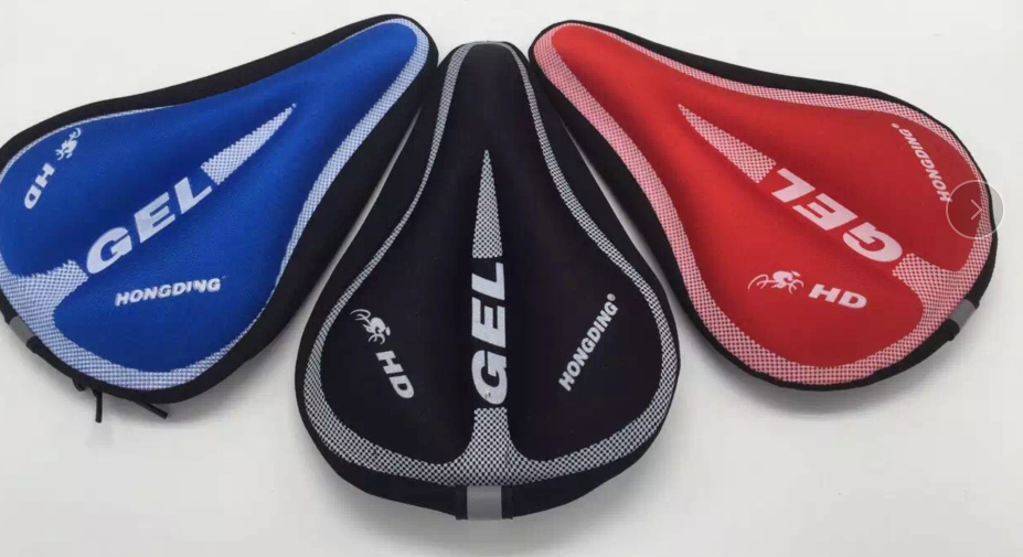 Bike cushion sleeve thickened silicone soft seat cover comfortable cushion cover non-slip granules for a long time without tired
