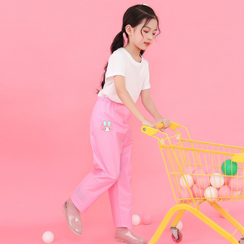 Children's Waterproof Rain Pants for Lower Body, Storm-Proof Water Pants for Students, Kindergarten-Specific Raincoats, Water Play Pants for Boys and Girls