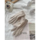 CalbouKimct gloves women's autumn and winter cashmere and velvet winter windproof and warm driving and riding touch screen