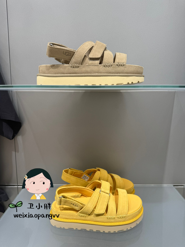 Ugg Official Store Direct Delivery 26 Spring/Summer Women's New Comfortable Velcro Gold Star Grim Sandals 1175122 Ugg Official Store Direct Delivery 26 Spring/Summer Women's New Comfortable Velcro Gold Star Grim Sandals 1175122